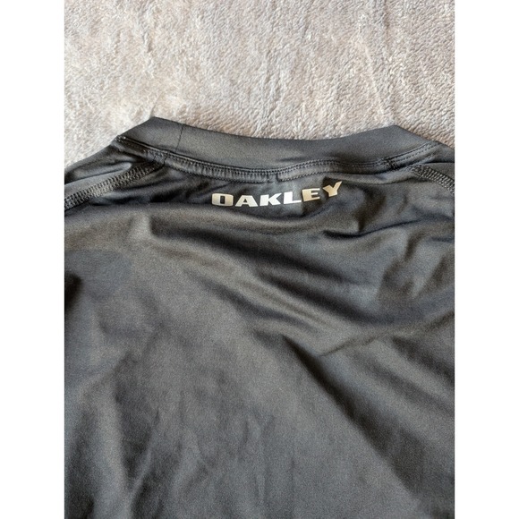 Oakley Hydrolix Mens Long Sleeve Performance Shirt Black Regular Fit Large L - Picture 9 of 9
